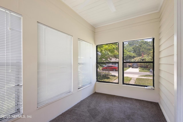 606 Meteor St, Jacksonville, FL 32205 - unfurnished sunroom featuring carpet
