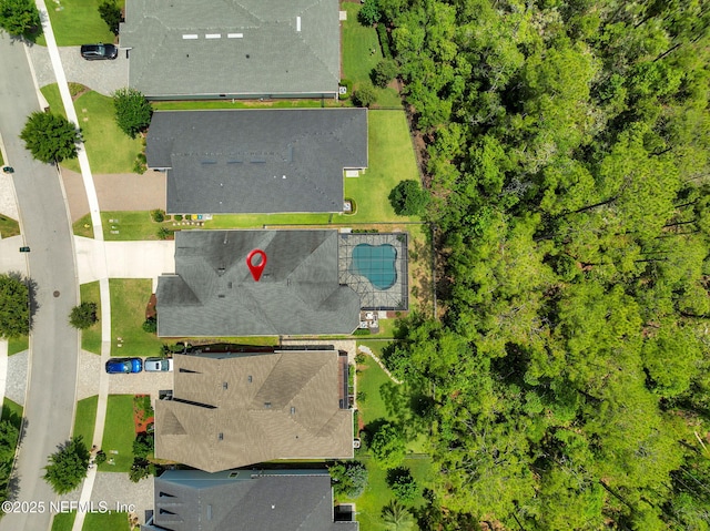 91 Rockhurst Trl, Jacksonville, FL 32081 - aerial view of a pool area