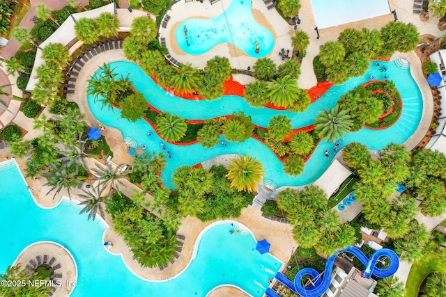 91 Rockhurst Trl, Jacksonville, FL 32081 - bird's eye view of a pool area