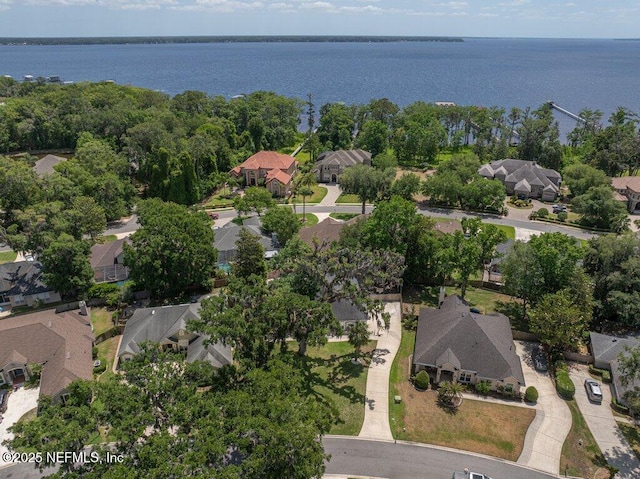 2918 Grande Oaks Way, Fleming Island, FL 32003 - aerial perspective of suburban area featuring a nearby body of water