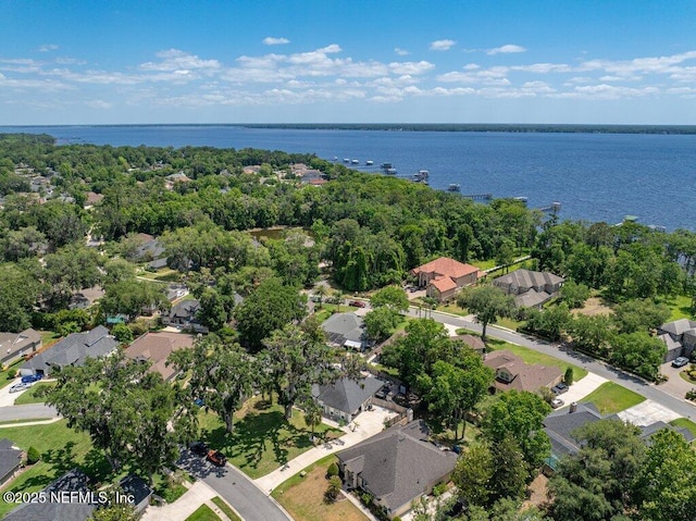 2918 Grande Oaks Way, Fleming Island, FL 32003 - aerial view of property and surrounding area with nearby suburban area and a large body of water
