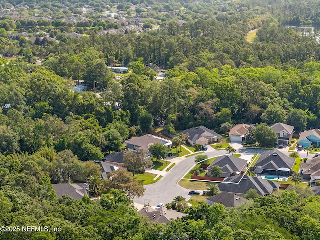271 Roaring Brook Dr, Saint Augustine, FL 32084 - aerial view of residential area with a heavily wooded area