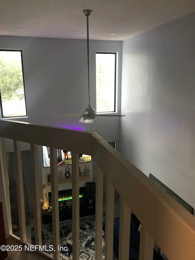 1188 Fromage Way, Jacksonville, FL 32225 - staircase with a fireplace