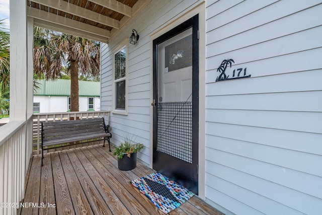171 Twine St, Saint Augustine, FL 32084 - view of wooden porch