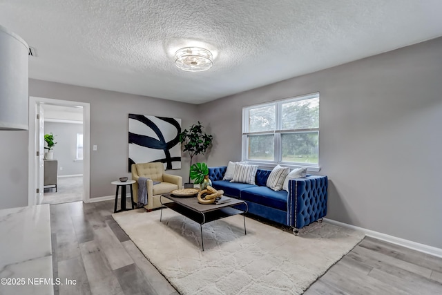5916 Redberry Ln, Jacksonville, FL 32211 - living area featuring wood finished floors and a textured ceiling