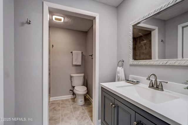 5916 Redberry Ln, Jacksonville, FL 32211 - full bath featuring vanity, marble finish flooring, and a shower