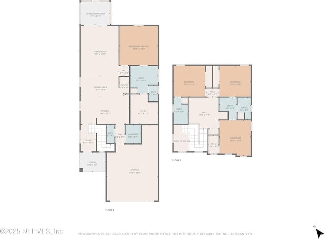 9053 Whinny Way, Jacksonville, FL 32219 - property floor plan