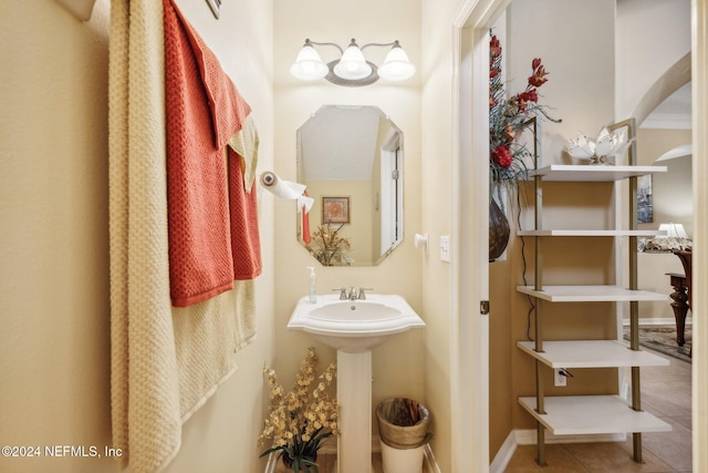 5346 Brighton Park Ln, Jacksonville, FL 32210 - bathroom with tile patterned floors