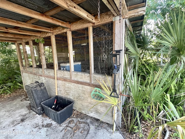 5000 Elm St, Welaka, FL 32189 - view of patio / terrace with exterior structure and an outbuilding