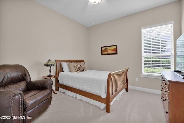 104 Hickory Hill Dr, Saint Augustine, FL 32095 - bedroom featuring light carpet and a ceiling fan