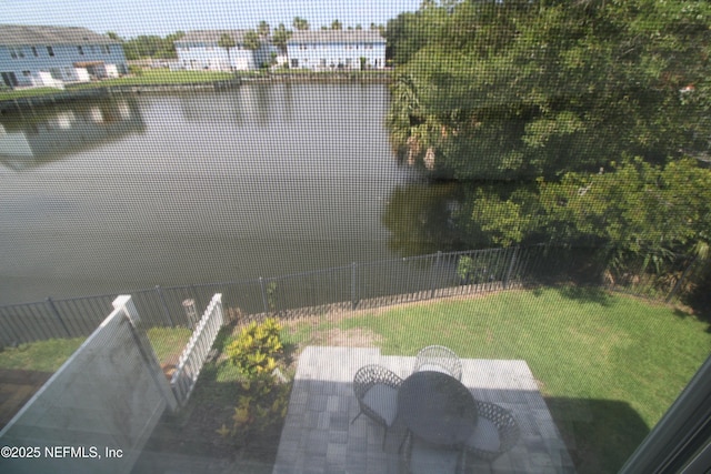 58 Islander Cir, Saint Augustine, FL 32080 - water view featuring a fenced backyard