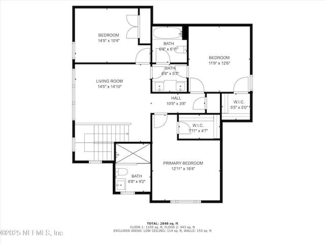125 5th St, Saint Augustine, FL 32080 - floor plan / room layout
