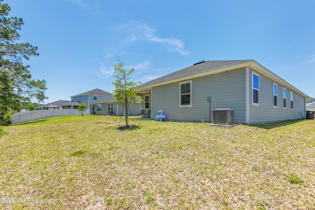 1305 Panther Lk Parkway, Jacksonville, FL 32221 - rear view of house with central AC