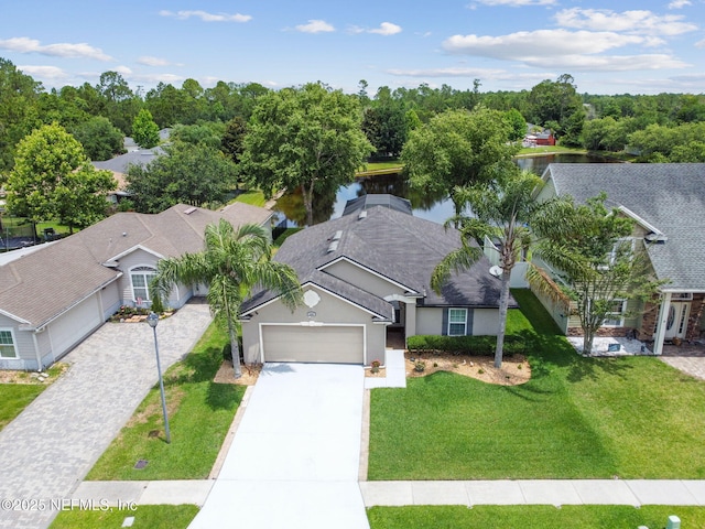104 Twin Lakes Dr, Saint Augustine, FL 32084 - view from above of property featuring a nearby body of water