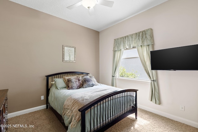 1159 Eastwood Branch Dr, Saint Johns, FL 32259 - bedroom featuring carpet, baseboards, and a ceiling fan