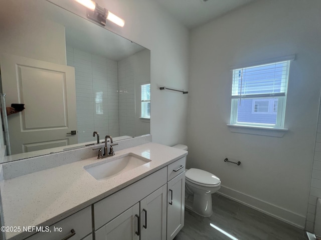 96088 Pirates Bluff Rd, Yulee, FL 32097 - full bath with vanity and wood finished floors
