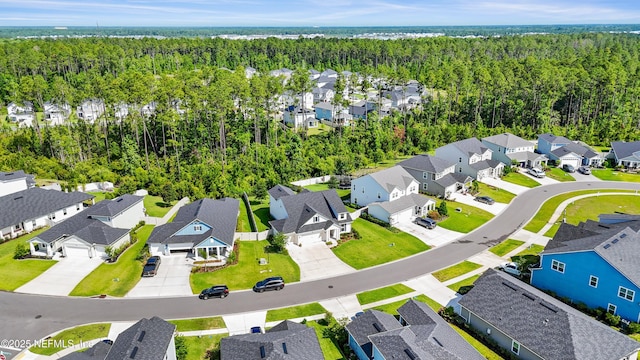 264 Windermere Way, Saint Augustine, FL 32095 - aerial perspective of suburban area featuring a heavily wooded area