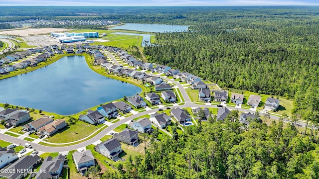 264 Windermere Way, Saint Augustine, FL 32095 - aerial view of property's location featuring a forest, a large body of water, and nearby suburban area