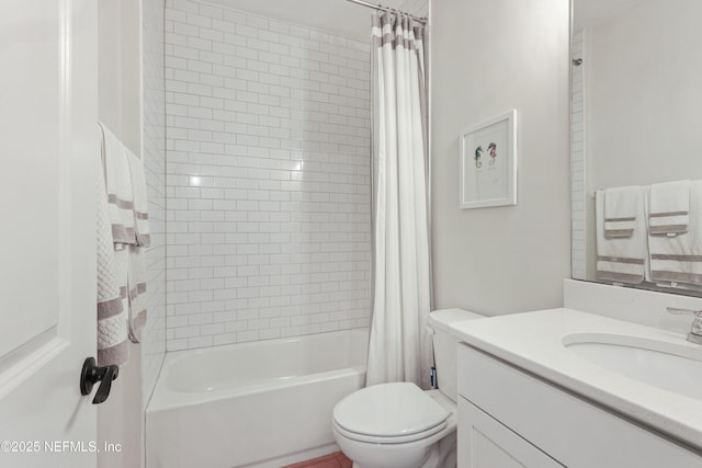 264 Windermere Way, Saint Augustine, FL 32095 - full bath with vanity, shower / bathtub combination with curtain, and toilet