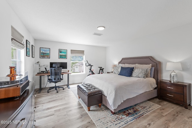 6547 Burnham Cir, Ponte Vedra Beach, FL 32082 - bedroom featuring light wood-type flooring and a desk