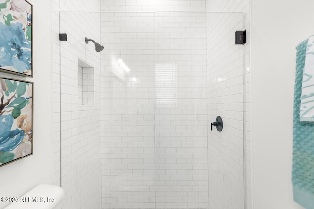 638 Windley Dr, Saint Augustine, FL 32092 - full bath featuring a tile shower and toilet