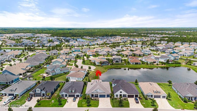 638 Windley Dr, Saint Augustine, FL 32092 - aerial perspective of suburban area featuring a nearby body of water