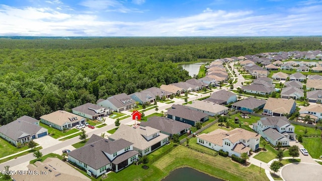 638 Windley Dr, Saint Augustine, FL 32092 - aerial perspective of suburban area featuring a forest and a nearby body of water