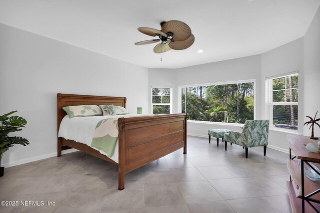 25 Carnauba Way, Jacksonville, FL 32081 - bedroom featuring baseboards, ceiling fan, and recessed lighting