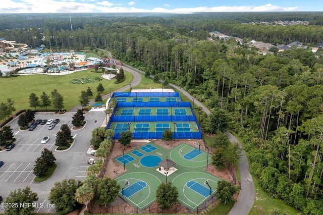 25 Carnauba Way, Jacksonville, FL 32081 - aerial view of a heavily wooded area