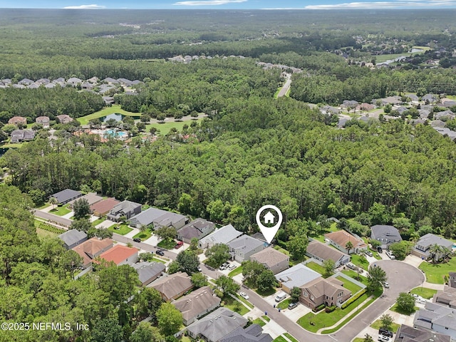 145 Thornloe Dr, Saint Johns, FL 32259 - view of property location with a heavily wooded area and nearby suburban area