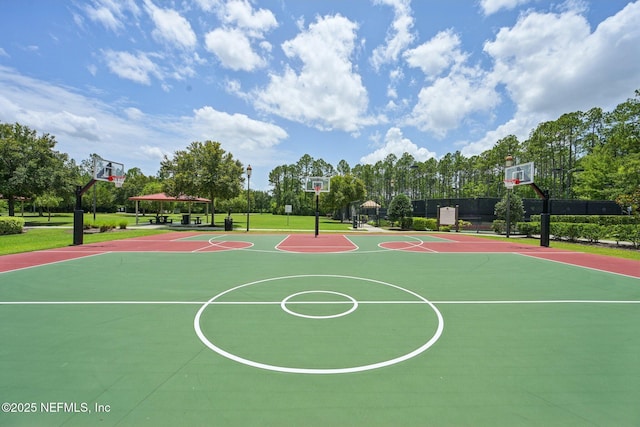 145 Thornloe Dr, Saint Johns, FL 32259 - view of sport court with community basketball court and a gazebo
