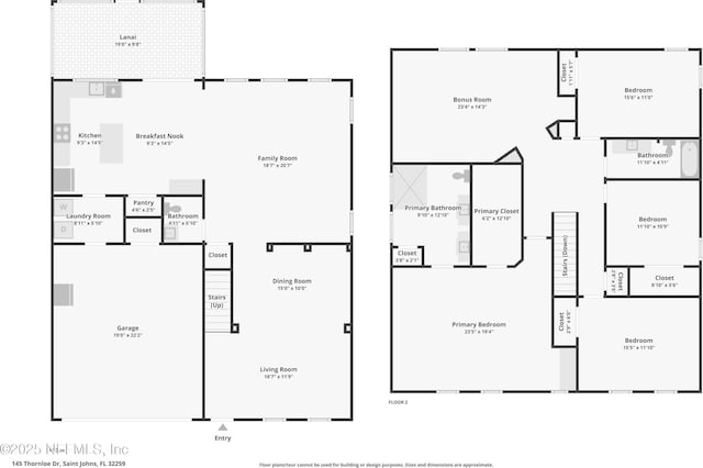 145 Thornloe Dr, Saint Johns, FL 32259 - room layout