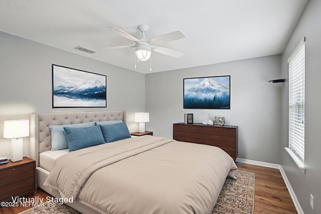 145 Thornloe Dr, Saint Johns, FL 32259 - bedroom with wood finished floors, baseboards, and ceiling fan
