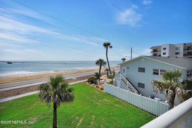 2898 Ocean Shore Blvd Unit 4020, Ormond Beach, FL 32176 - water view featuring local beach and stairway