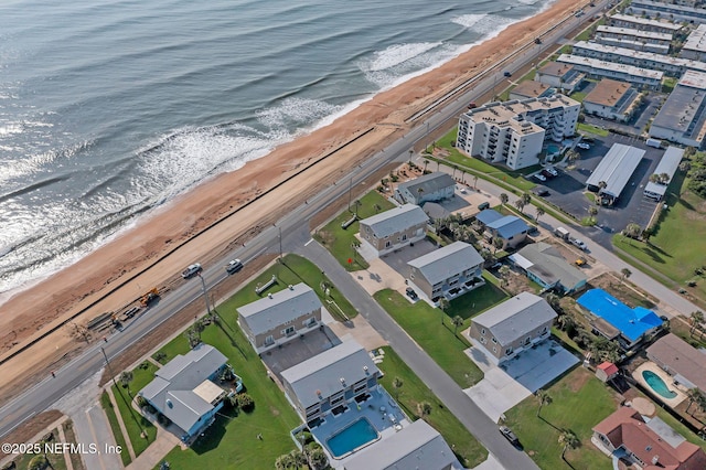 2898 Ocean Shore Blvd Unit 4020, Ormond Beach, FL 32176 - aerial view of property and surrounding area with waterfront with a beach
