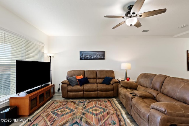 1684 Sanctuary Way, Fleming Island, FL 32003 - living area featuring ceiling fan
