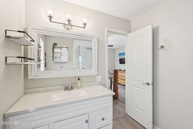 884 Live Oak Ln, Fleming Island, FL 32003 - bathroom with vanity and wood finished floors