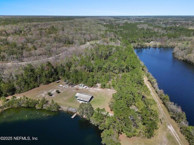 1895 Deer Run Rd, Saint Augustine, FL 32084 - aerial view of property's location with a forest and a large body of water