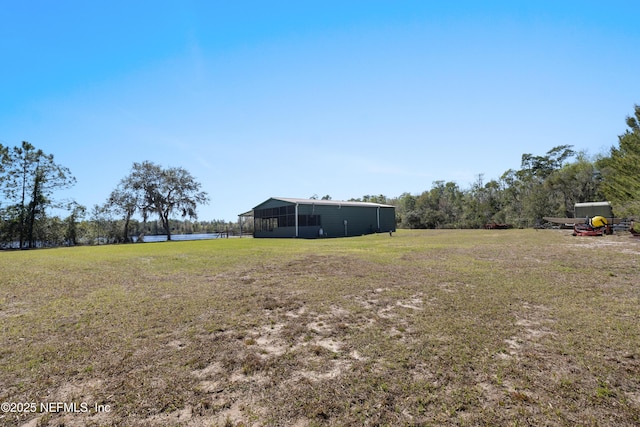 1895 Deer Run Rd, Saint Augustine, FL 32084 - view of grassy yard featuring a water view