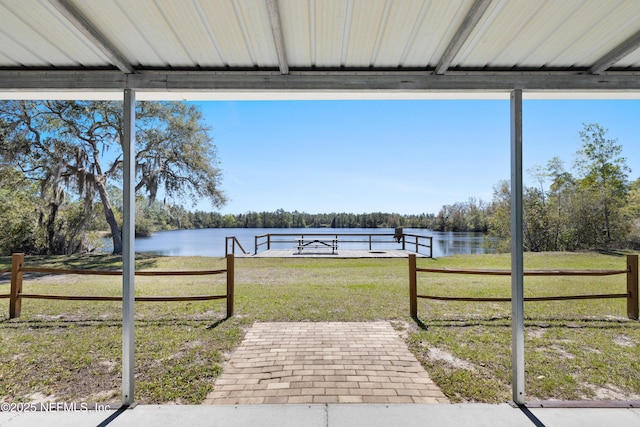 1895 Deer Run Rd, Saint Augustine, FL 32084 - view of yard featuring a water view