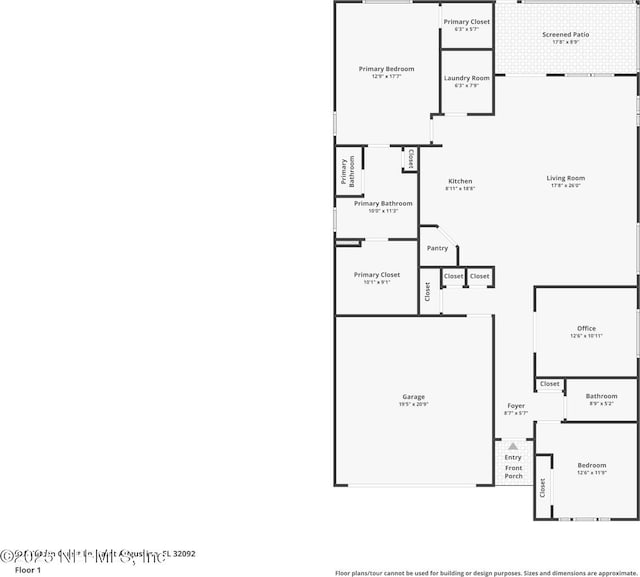328 Falcon Quest Ln, Saint Augustine, FL 32095 - home floor plan