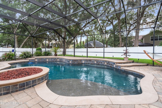 3746 Cardinal Oaks Cir, Orange Park, FL 32065 - view of swimming pool featuring a fenced backyard and a patio area