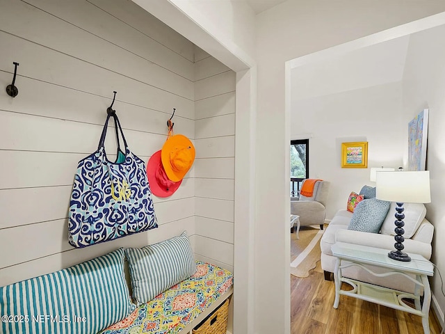 2700 Mizell Ave Unit 402B, Fernandina Beach, FL 32034 - mudroom featuring wood finished floors