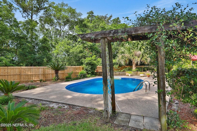 5604 Swamp Fox Rd, Jacksonville, FL 32210 - view of pool with a fenced backyard and a patio area
