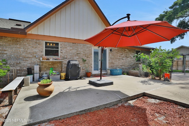 5604 Swamp Fox Rd, Jacksonville, FL 32210 - view of patio with area for grilling