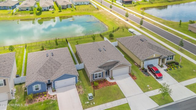 2719 Oak Stream Dr, Green Cove Springs, FL 32043 - aerial perspective of suburban area with a large body of water