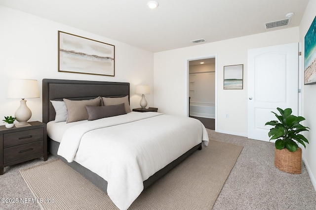 2719 Oak Stream Dr, Green Cove Springs, FL 32043 - bedroom with light colored carpet, recessed lighting, and baseboards