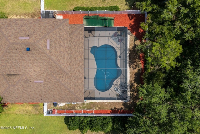 521 Cedar Arbor Ct, Saint Augustine, FL 32084 - view from above of property with a pool area