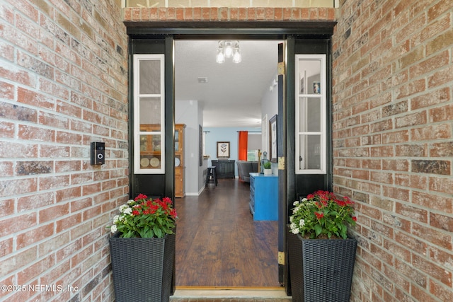 521 Cedar Arbor Ct, Saint Augustine, FL 32084 - doorway to property with brick siding