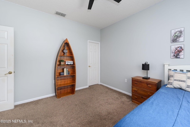 521 Cedar Arbor Ct, Saint Augustine, FL 32084 - carpeted bedroom with baseboards and a ceiling fan